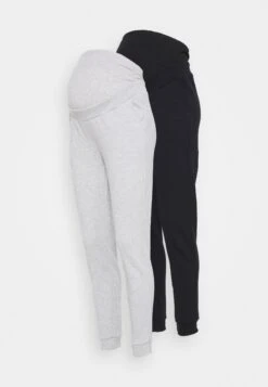 2 Pack - Regular Fit Joggers - Overbump - Pantalones Deportivos - Black/Grey