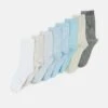 Anna Field 8 Pack - Calcetines - Blue/Grey -Anna Field 09a3a81947514c28b1a32151177717f9