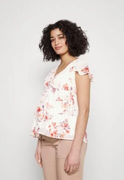 Mama Belt - Blusa - White/Red
