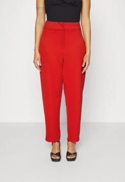 Stretch Trousers - Pantalones - Red