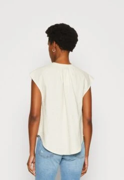 Anna Field Linen-Mix Shirt - Camiseta Estampada - Beige -Anna Field 1c54f213841944ff9351103cefea971f