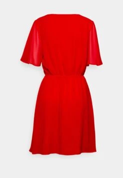 Anna Field V-Neck Sleeve Dress- Vestido Informal -Dark Red -Anna Field 20d6f0805dec40a597f39a9ab24a3fbf