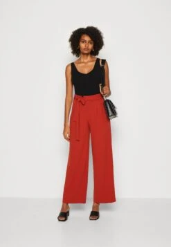 Anna Field Pantalones - Dark Red -Anna Field 238899283af64ad19b79c8fa021acd71