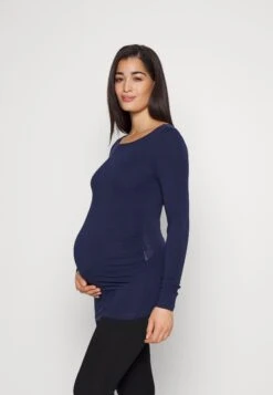 2 Pack - Camiseta De Manga Larga - White/Navy -Anna Field 24ad388ebb92447bb09750d30825ab92