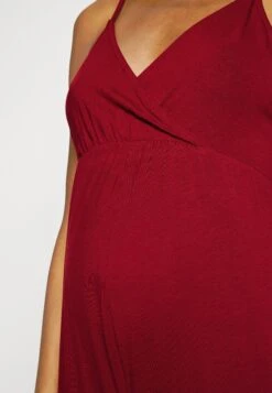 Strappy Drappy Cintered- Mono - Dark Red -Anna Field 25cec8eef2804dad8c0bffc1c4e40b92