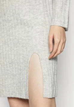 Anna Field Vestido De Punto - Mottled Light Grey -Anna Field 2b7d8e90967a45dba6f675dc9725ebbc