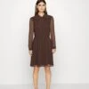 Anna Field Vestido Informal - Black/Brown -Anna Field 395dd82e47314f85a370d1d6d6163534