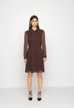 Anna Field Vestido Informal - Black/Brown
