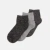 Anna Field Lurex Socks 3 Pack - Calcetines - Grey/Black -Anna Field 3a9a8570f02344c6a4aefc39406ada84