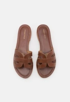 Anna Field Leather - Sandalias Planas - Brown -Anna Field 3fe1022d6f234b95839c3f88aa5e6e6c