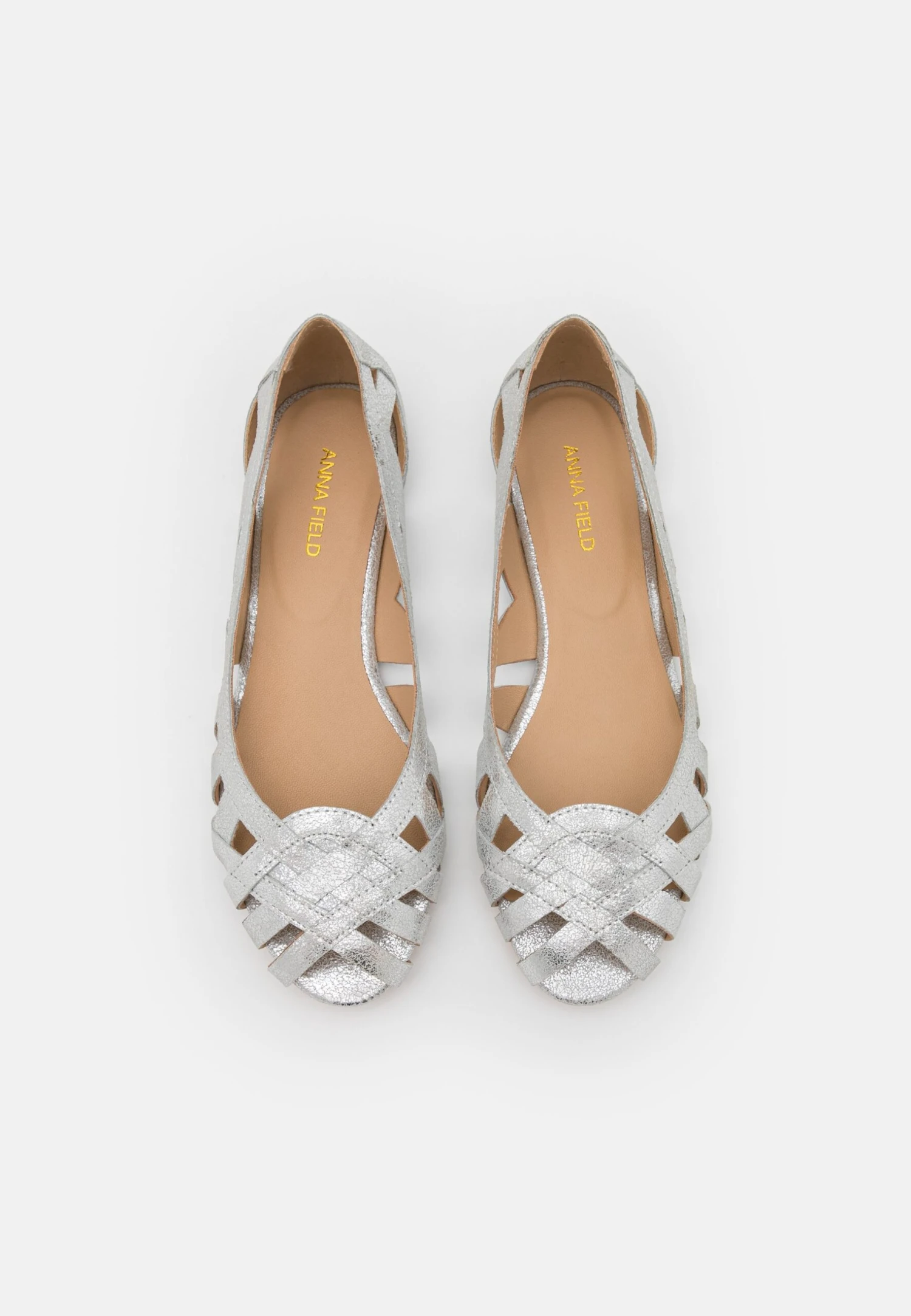 Anna Field Leather - Bailarinas Peeptoe - Silver 8 Anna Field Leather - Bailarinas Peeptoe - Silver - Imagen 6