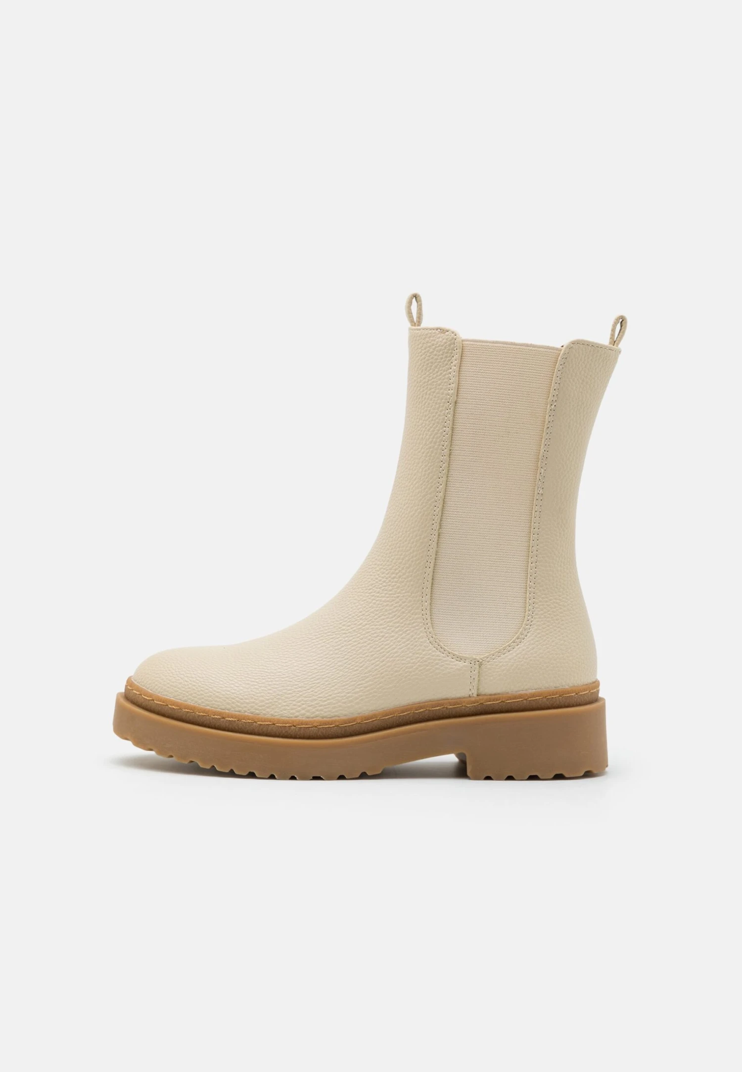 Botines Con Plataforma - Beige 4 Botines Con Plataforma - Beige - Imagen 2