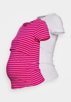 2 Pack - Camiseta Básica - Pink - 402_White - 001_White - 001 -Anna Field 434af9bc9e4c41b38a2db4d05c8b2460