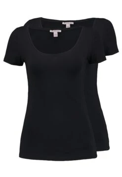 Anna Field 2 Pack- Camiseta Básica - Black