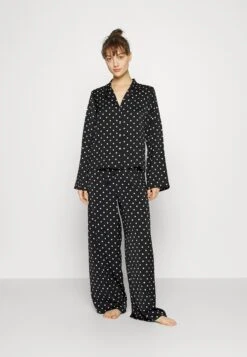 Anna Field Pijama - Black/Off-White