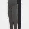 2 Pack - Pantalones Deportivos - Black/ Dark Grey 1 2 Pack - Pantalones Deportivos - Black/ Dark Grey -Anna Field 4f98dcb1ab9b41ba82fff11a20b5bc17
