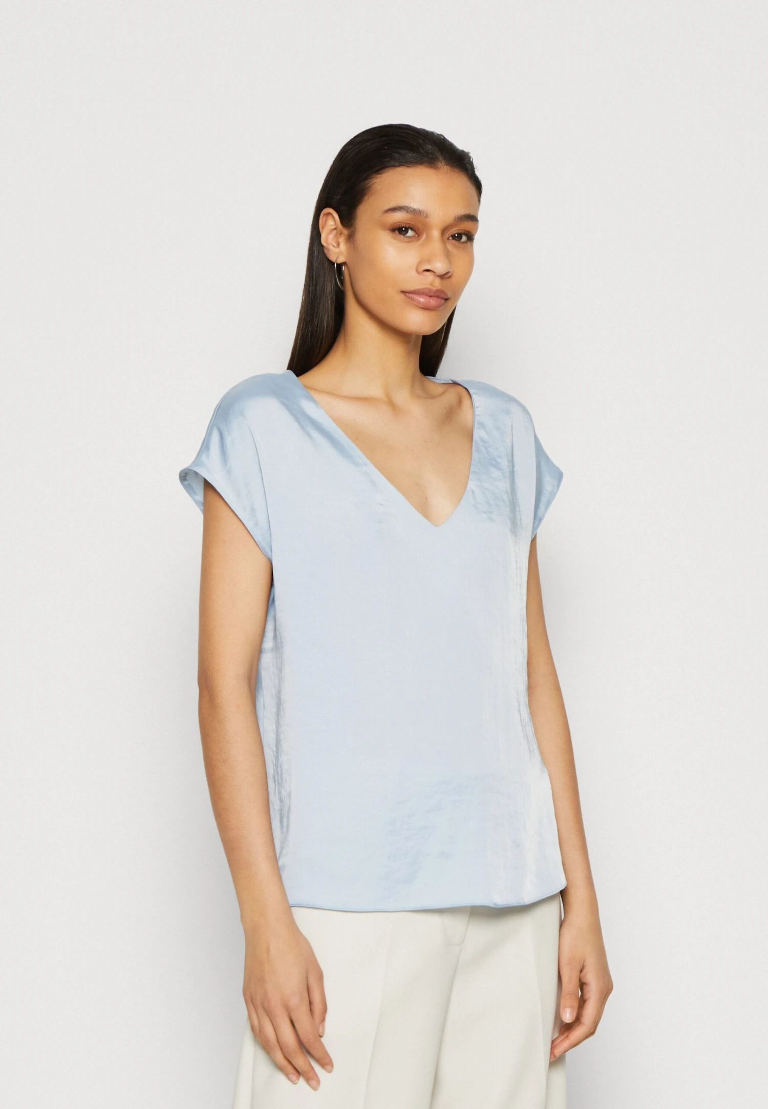 Anna Field Camiseta Básica - Light Blue 3 Anna Field Camiseta Básica - Light Blue