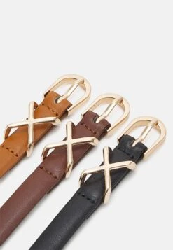 Anna Field 3 Pack - Cinturón - Black/Brown/Cognac -Anna Field 56e49e8437704f2b949847ebd17dafa5
