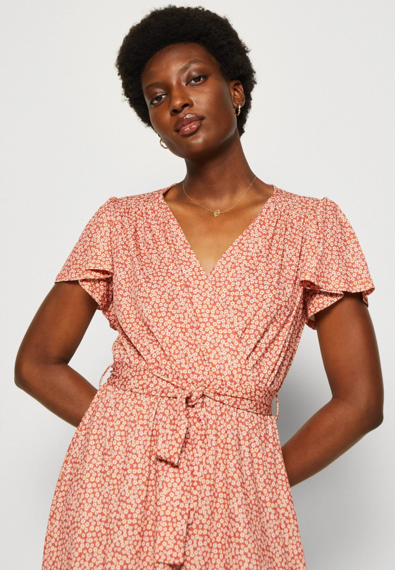 Anna Field Vestido Informal - Brown/White 8 Anna Field Vestido Informal - Brown/White - Imagen 6