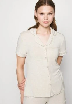 Anna Field Button Through Pj Set- Pijama - Beige -Anna Field 6011447bf3a244329ca8a4fa7de63828