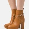 Anna Field Botines Con Plataforma - Cognac -Anna Field 662d57d2950f43b797a389ad52d78bee