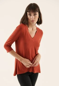 Anna Field 2 Pack - Camiseta De Manga Larga - Red/Black -Anna Field 664d3c58289846a3b73c9e7fa2fae99f