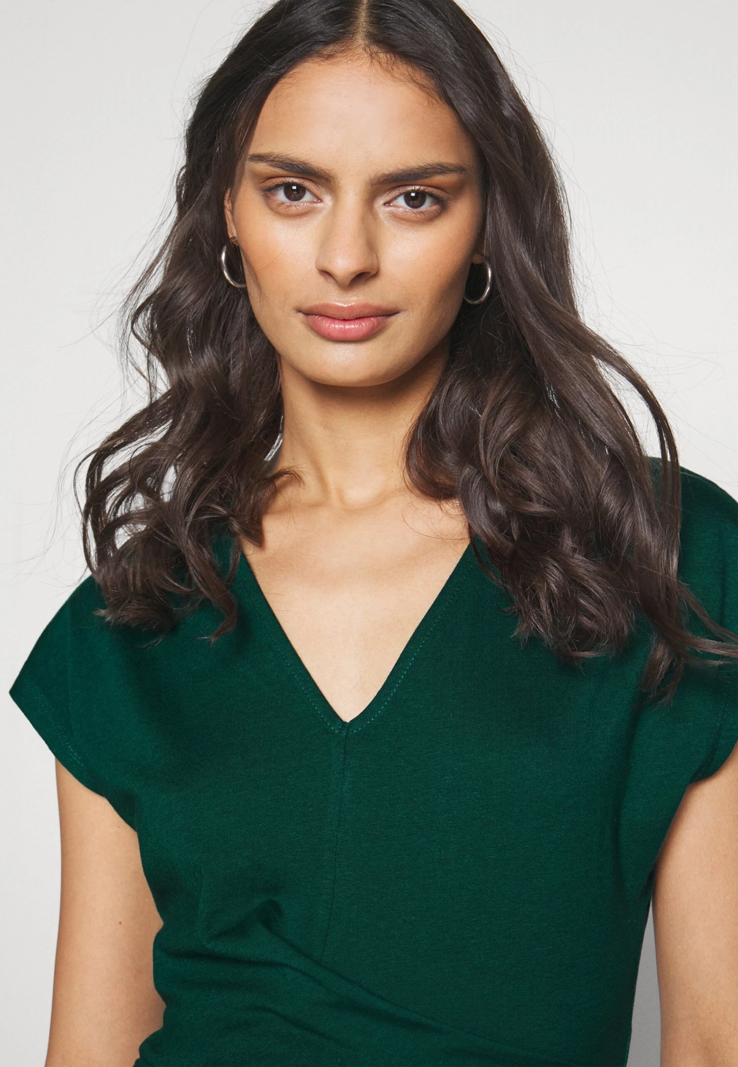 Anna Field Wrap Blouse- Blusa - Dark Green 7 Anna Field Wrap Blouse- Blusa - Dark Green - Imagen 5