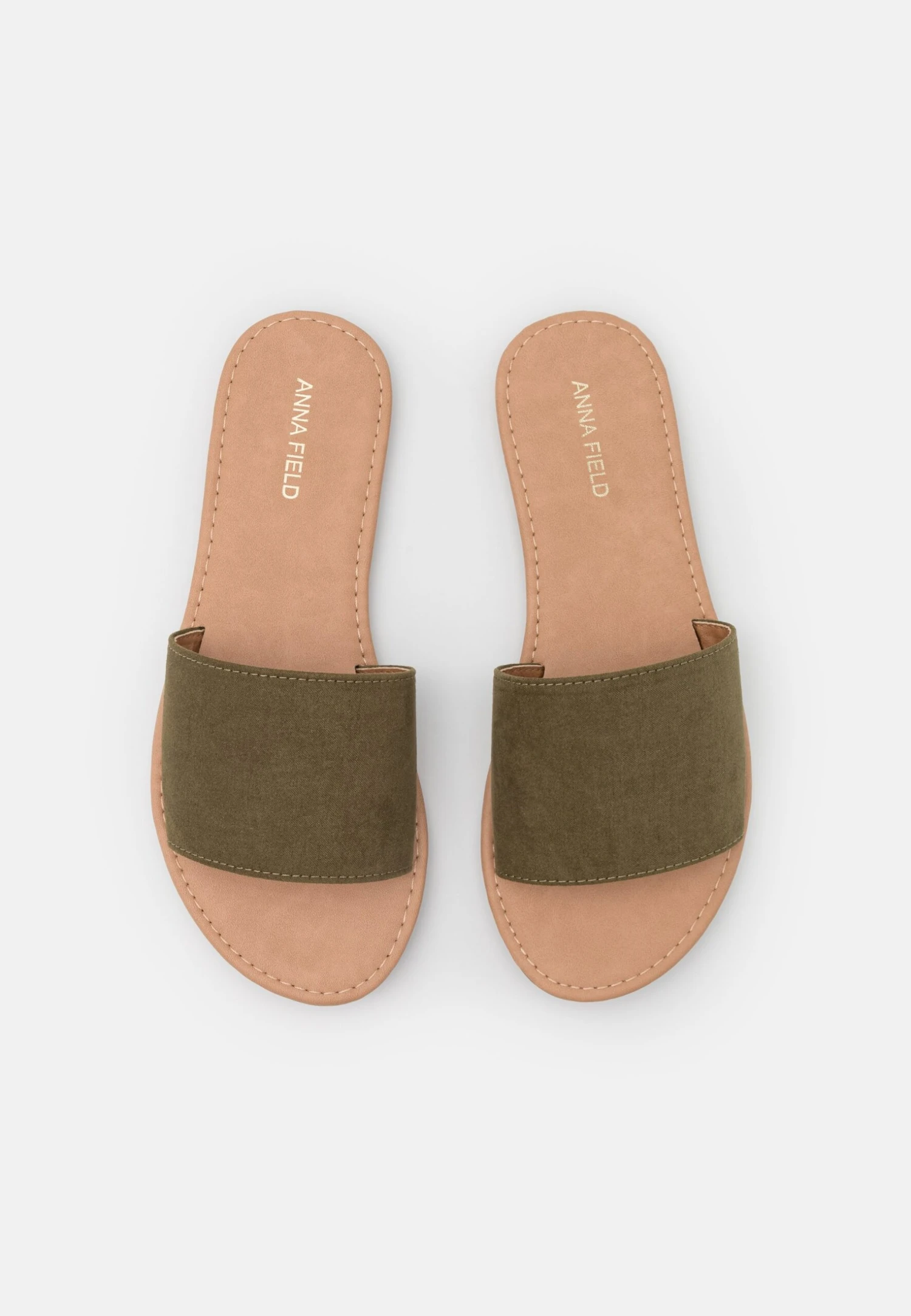 Anna Field 2 Pack - Sandalias Planas - Khaki/Gold 7 Anna Field 2 Pack - Sandalias Planas - Khaki/Gold - Imagen 5