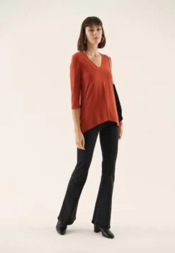 Anna Field 2 Pack - Camiseta De Manga Larga - Red/Black