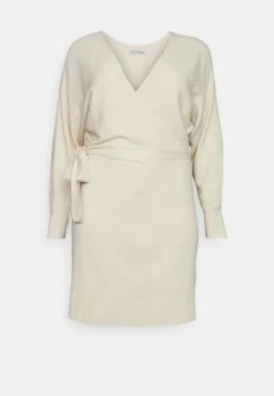 Wrap V Ausschnitt Mini Strickkleid Mit Gürtel - Vestido De Punto - Off White -Anna Field 75c062e6c6ce4e9e9a09e661eef8fc72
