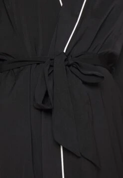 Anna Field Amanda Satin Dressing Gown - Albornoz - Black -Anna Field 76ccbeb28855490c87e470ed3917648a