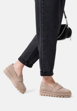 Comfort Leather - Mocasines - Taupe