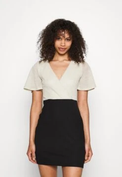 Anna Field Vestido De Tubo - Gold/Black -Anna Field 7a80ea5c9a46453da2bbf559ccf18176