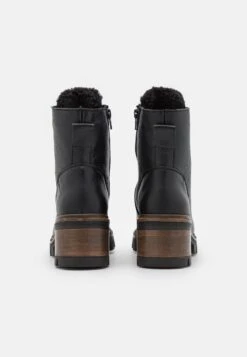 Anna Field Leather Winter Bootie - Botas Para La Nieve - Black -Anna Field 7aa2b8ff28da493e889f79c3ad2d1b2c