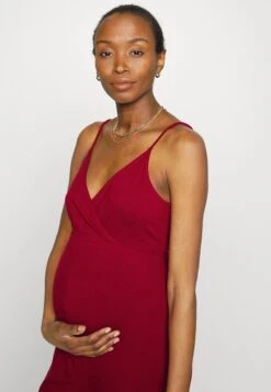 Strappy Drappy Cintered- Mono - Dark Red -Anna Field 8397c307e890482eadfd9b9199f655d3