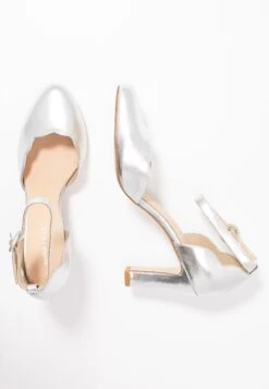 Anna Field Leather Pumps - Zapatos Altos - Silver -Anna Field 8a9d8c9dbe4a4a0b96c492af3461bce0