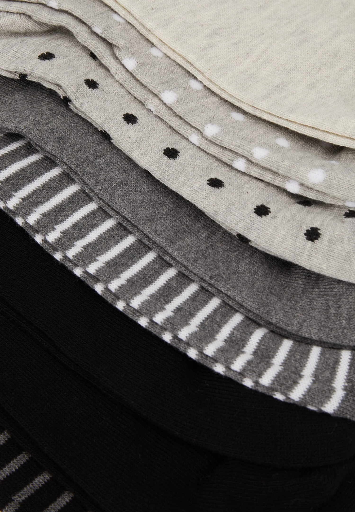 Anna Field 8Pp Spot Stripe- Calcetines - Grey 5 Anna Field 8Pp Spot Stripe- Calcetines - Grey - Imagen 3