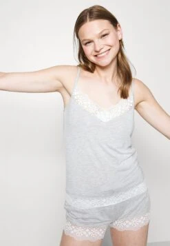 Anna Field Sarah Short Pj Set- Pijama - Grey -Anna Field 9509fde335de4af3b934d97362e1d400