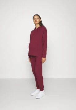 Set - Jersey Con Capucha - Dark Red