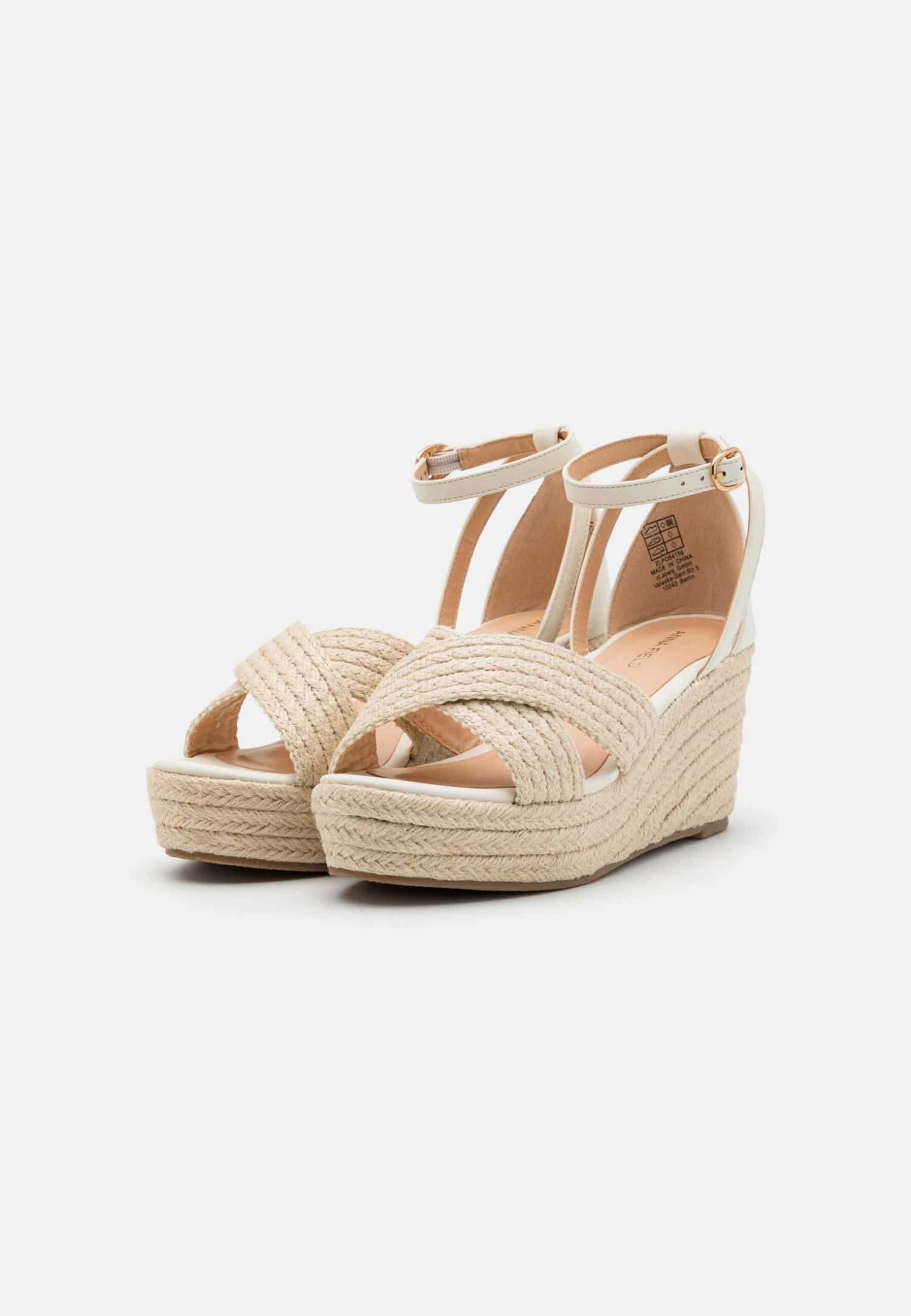Sandalias Con Plataforma - Beige 5 Sandalias Con Plataforma - Beige - Imagen 3