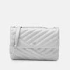 Anna Field Bandolera - Silver-Coloured -Anna Field 9ad97dbd9d4d4d2cb370da3479ad1f25