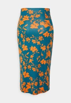 Anna Field Front Knot Midi Skirt - Falda De Tubo - Blue -Anna Field a01598194f654604b2c8dc06677f8f32