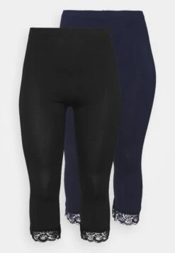 2 Pack- Leggings - Black/Dark Blue
