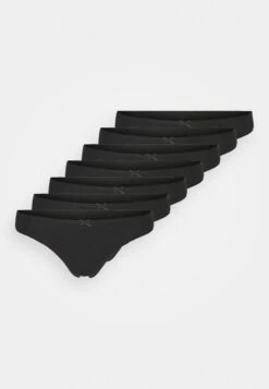 Anna Field Georgina 7Pp Thong Cotton - Tanga - Black -Anna Field a6a3e2f300854de2b5b687b460d0f69a
