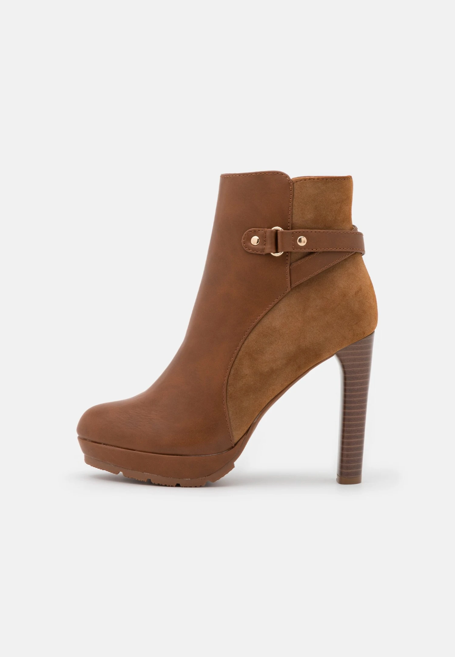 Anna Field Botines Con Plataforma - Cognac 4 Anna Field Botines Con Plataforma - Cognac - Imagen 2