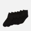 Anna Field 6 Pack Quarter Socks - Calcetines - Black -Anna Field b37afe3aa8a94733a980f64dab88e10d