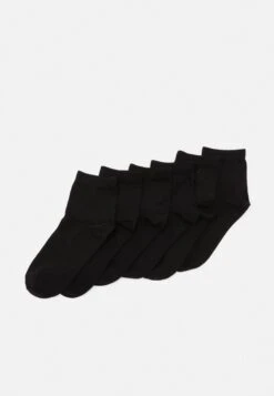 Anna Field 6 Pack Quarter Socks - Calcetines - Black