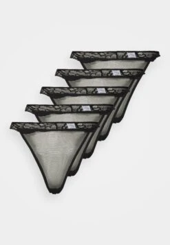 Anna Field 5 Pack - Tanga - Black -Anna Field bbc1a4757850442fb9ac50f6e867a560