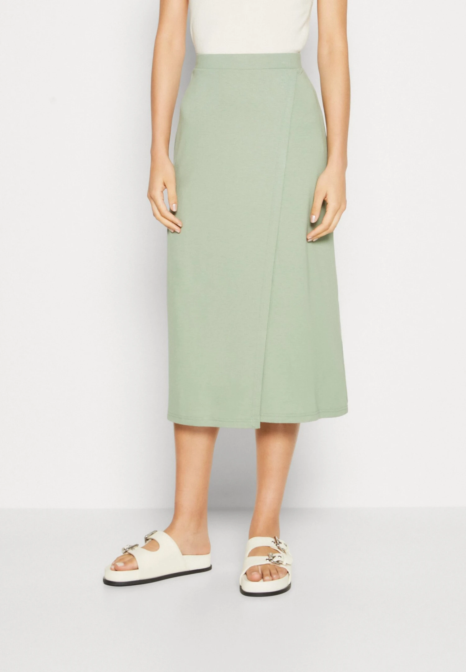 Anna Field Falda Cruzada - Light Green 3 Anna Field Falda Cruzada - Light Green