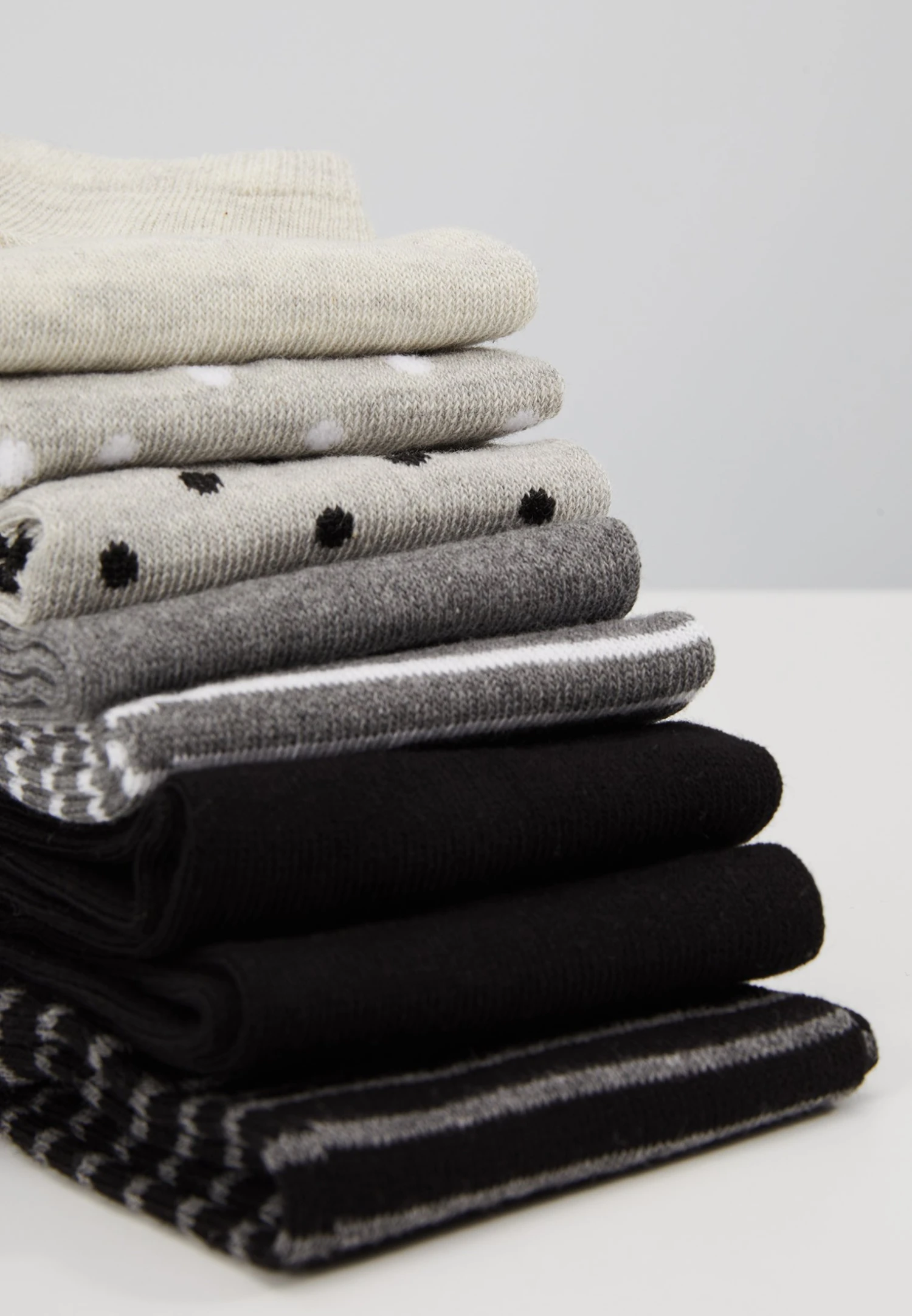 Anna Field 8Pp Spot Stripe- Calcetines - Grey 6 Anna Field 8Pp Spot Stripe- Calcetines - Grey - Imagen 4